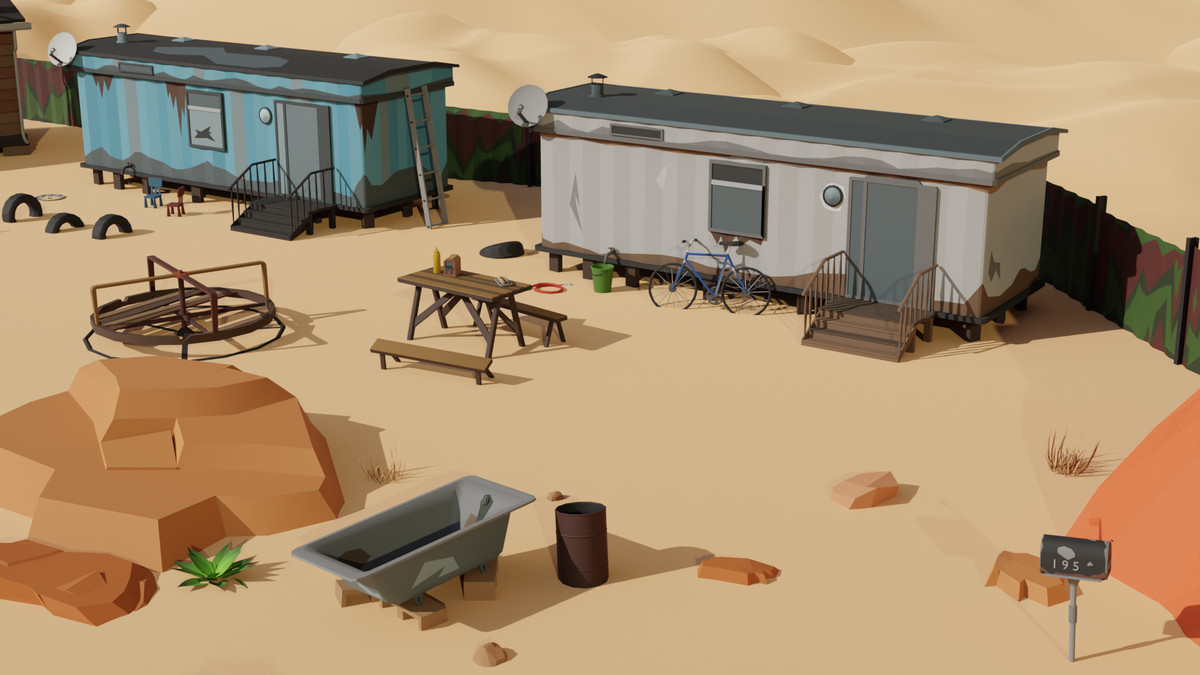 Desert Environment pack - Low Poly 3D