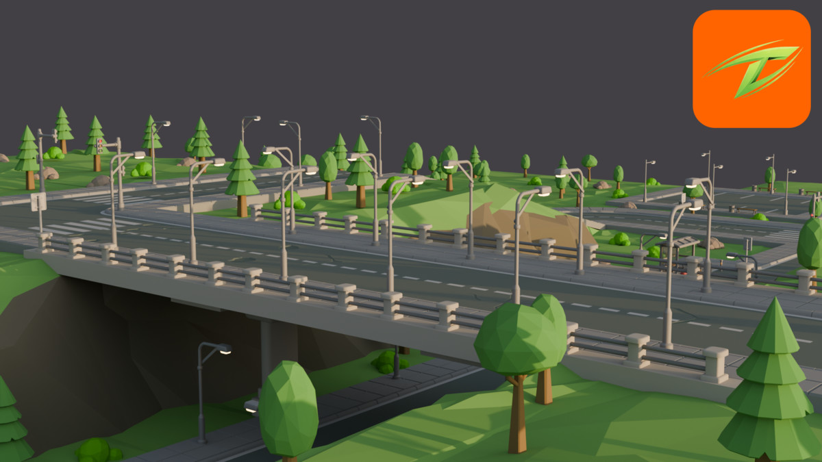 Stylized Road Pack - Thinkix Studios