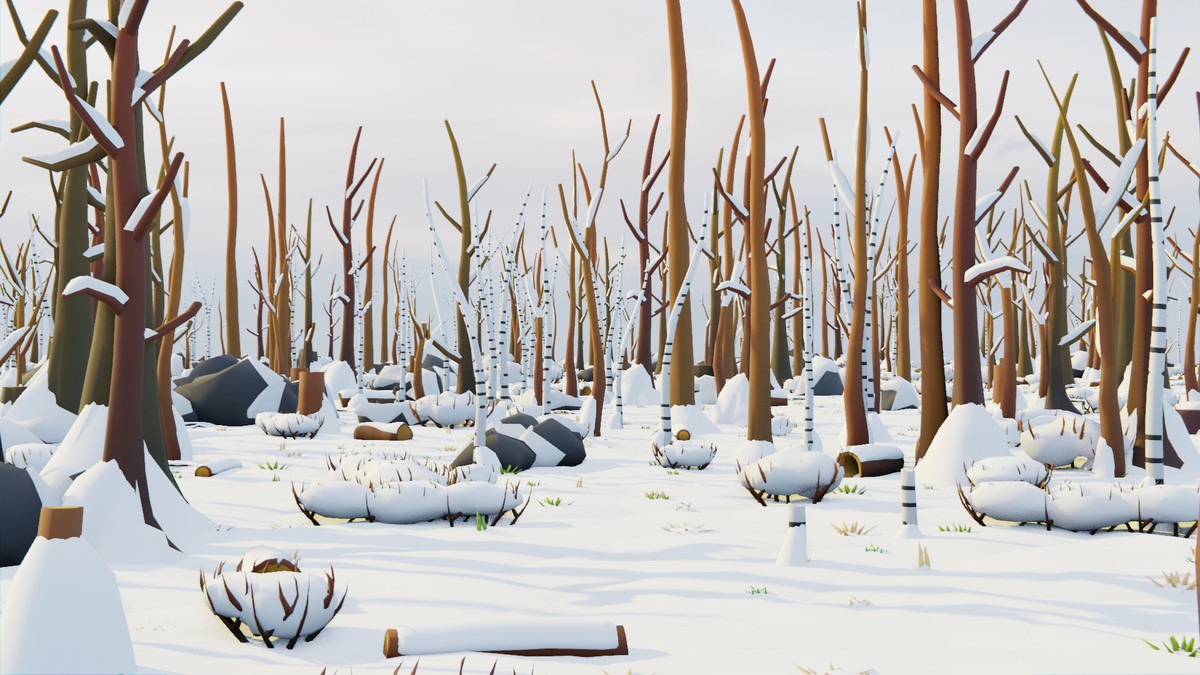Low Poly Seasonal Forest Biome by IGS