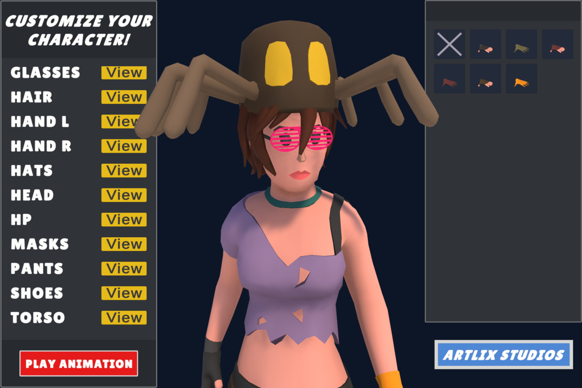 Customizable 3D Funny Characters Bundle