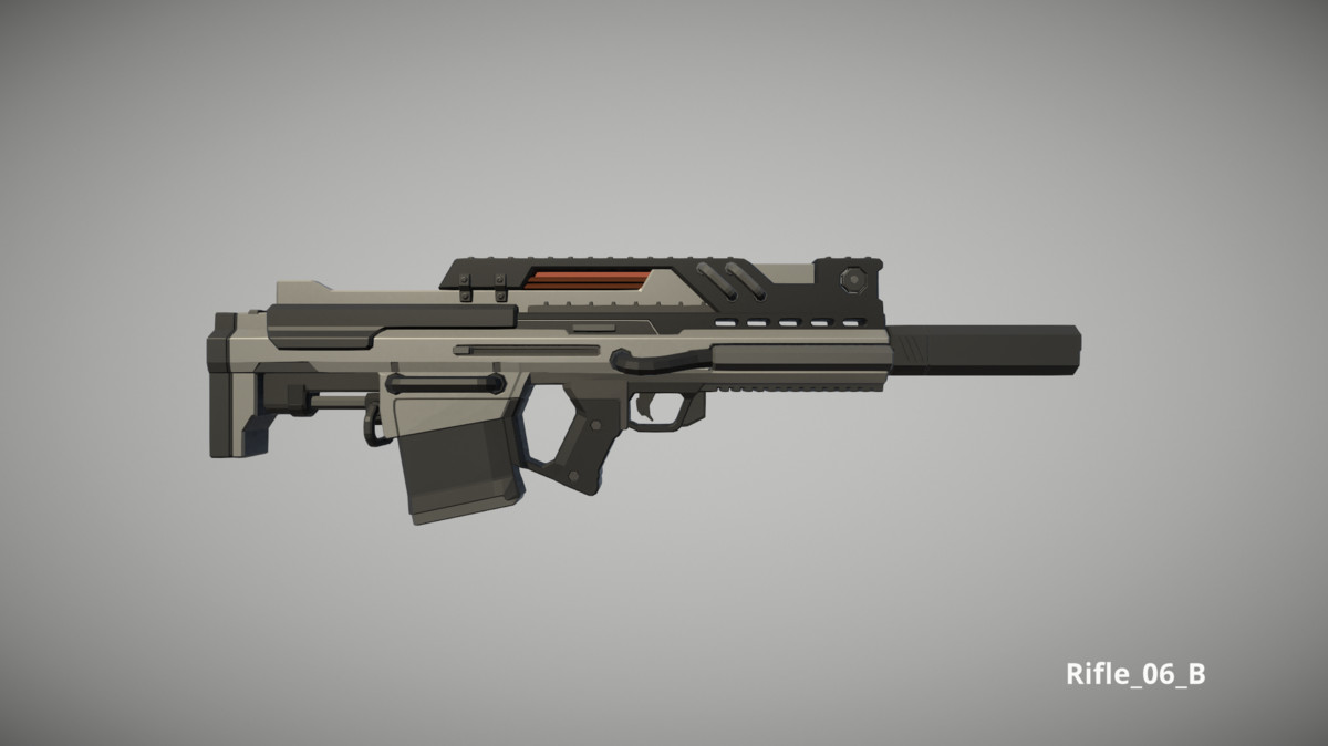 Cyberpunk Armory - Low Poly