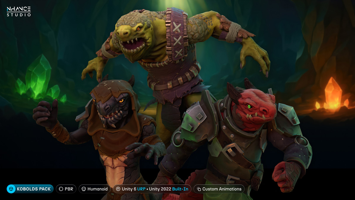 Stylized Fantasy Kobolds Pack