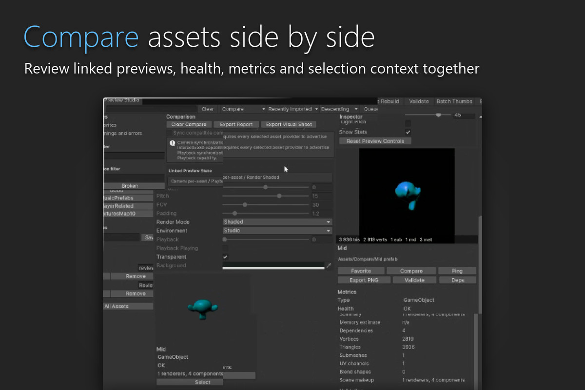 Universal Asset Preview Studio - Thumbnails, Catalogs & Asset QA