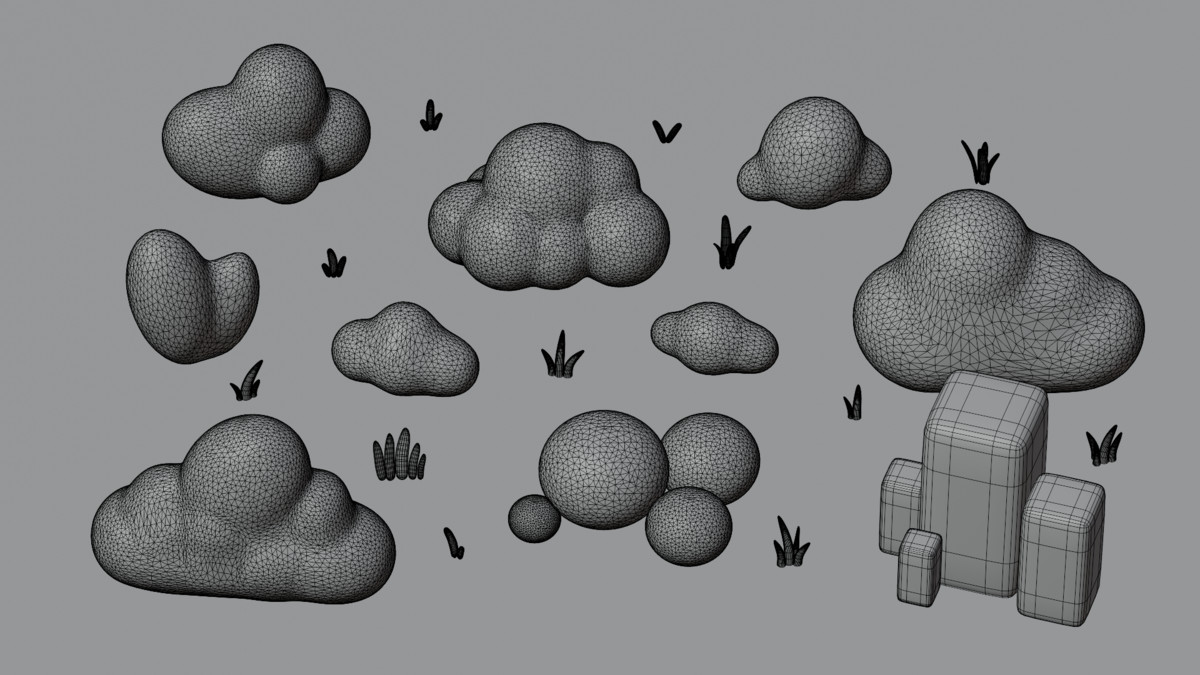 Stylized Cartoon Nature Pack