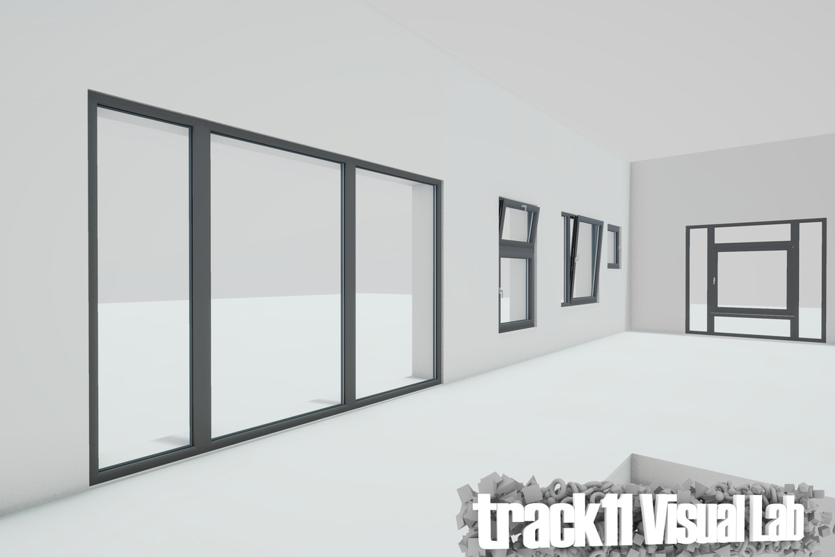 European Window Pack Vol 01 - Interactive Aluminium Windows