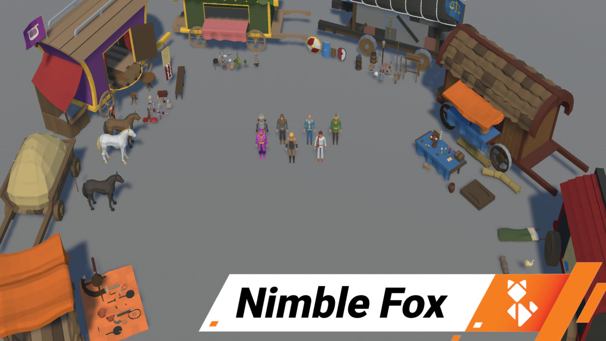 Modular Caravan - Low Poly Model Pack