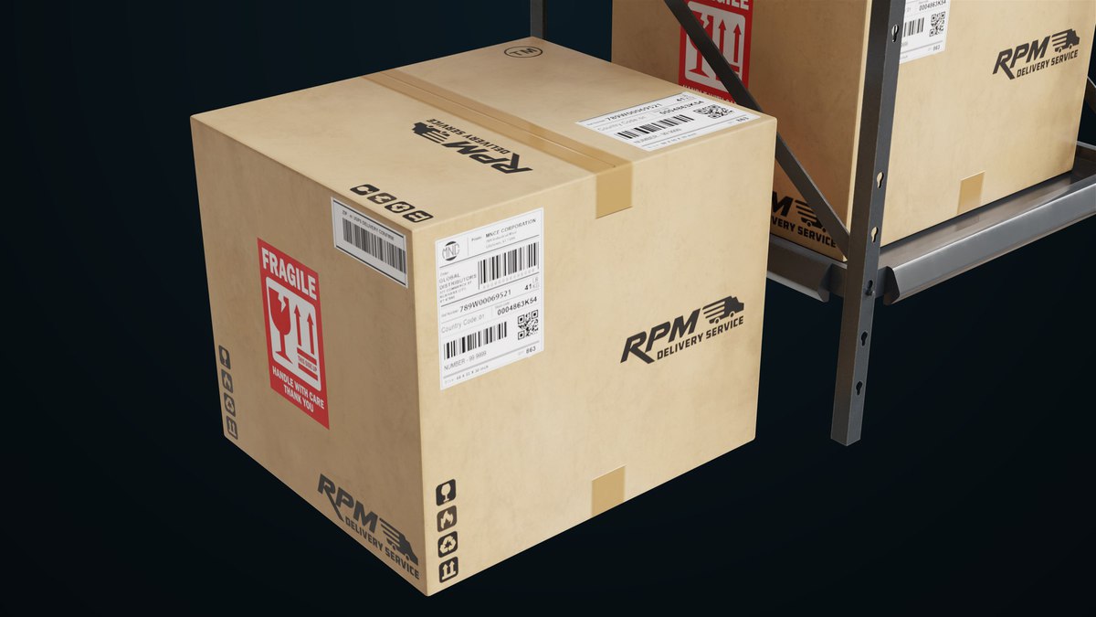 Warehouse Robot Generic Bule URP HDRP Textures