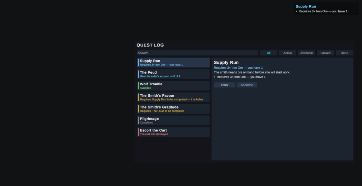 Smart Quest System