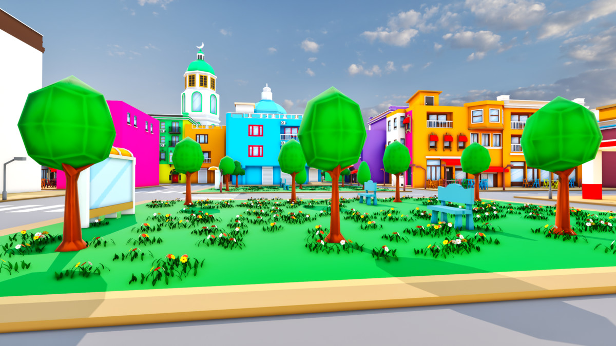Modular Eastern City Low Poly Istanbul [Enterable Interior] [Desktop & Mobile]