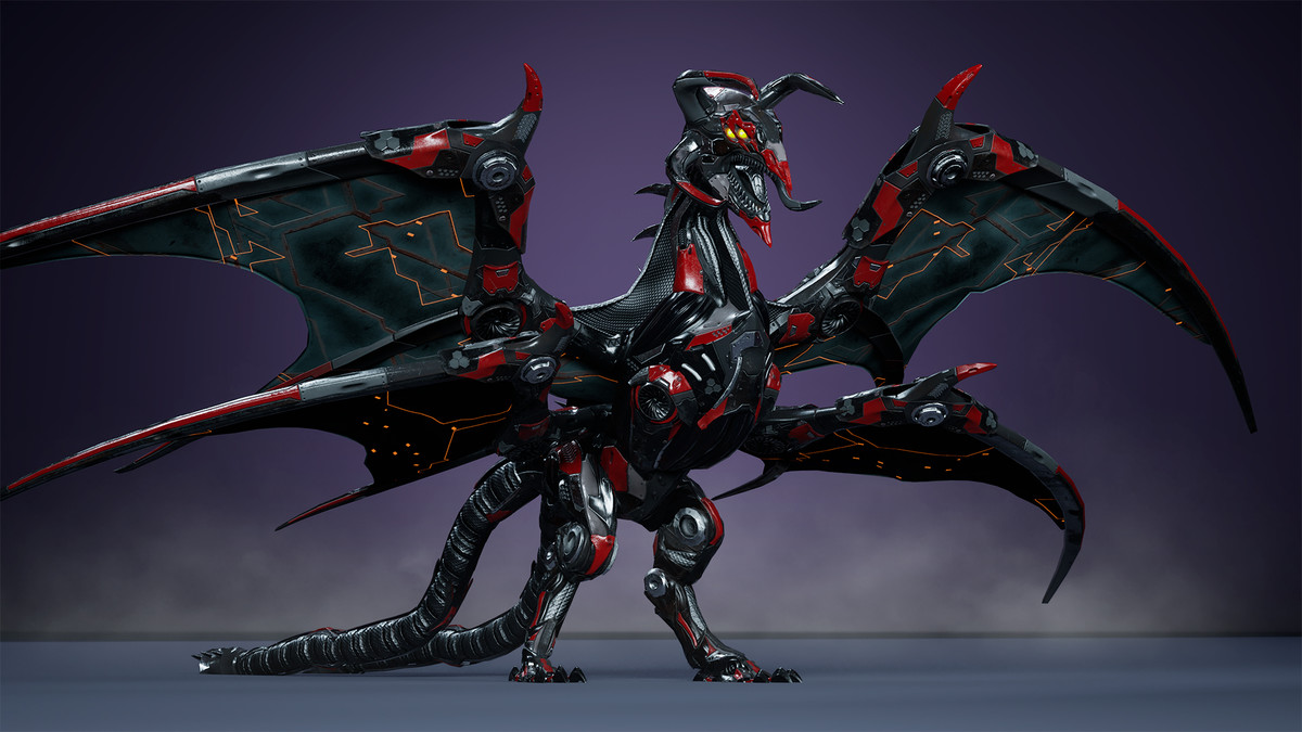 Sci-Fi Dragon 4Wings