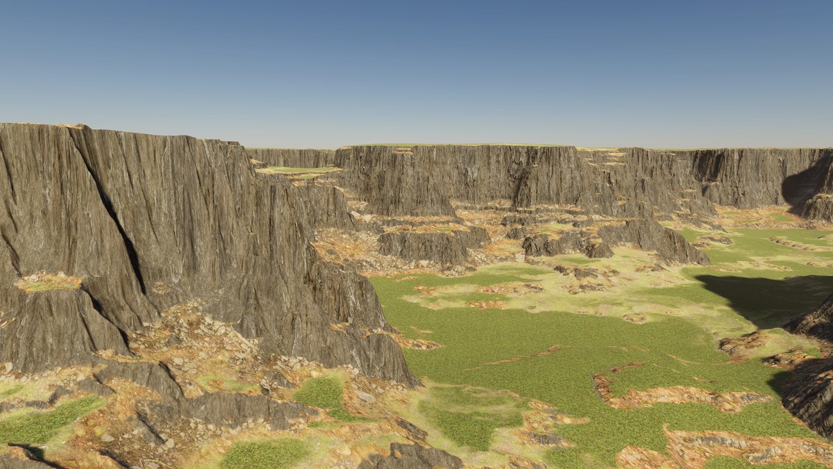 Procedural Canyon Terrains 8K