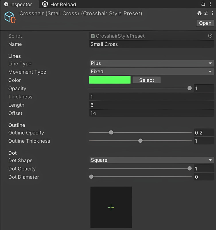 Crosshair Pro - MFPS Addon