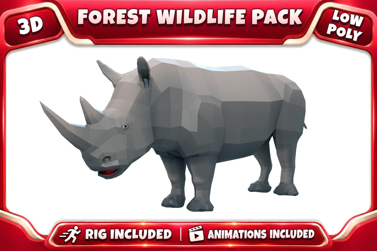 Poly Art: Forest Wildlife Pack