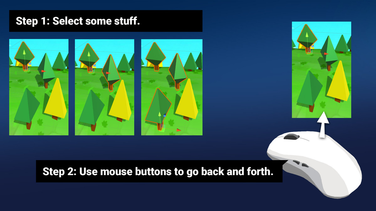 Mouse Button Shortcuts 2 - Selection History