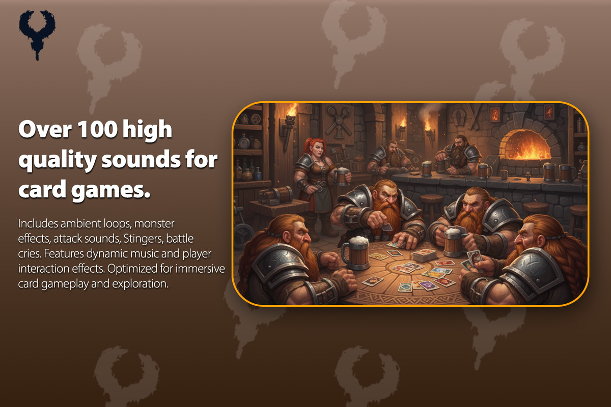 Fantasy Card Game Music Loop & SFX Pack