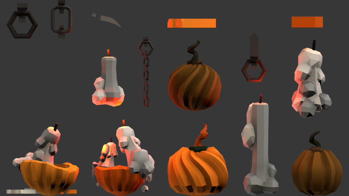 NecroPOLY - Low Poly Cemetery Kit — FREE - Dark Corners