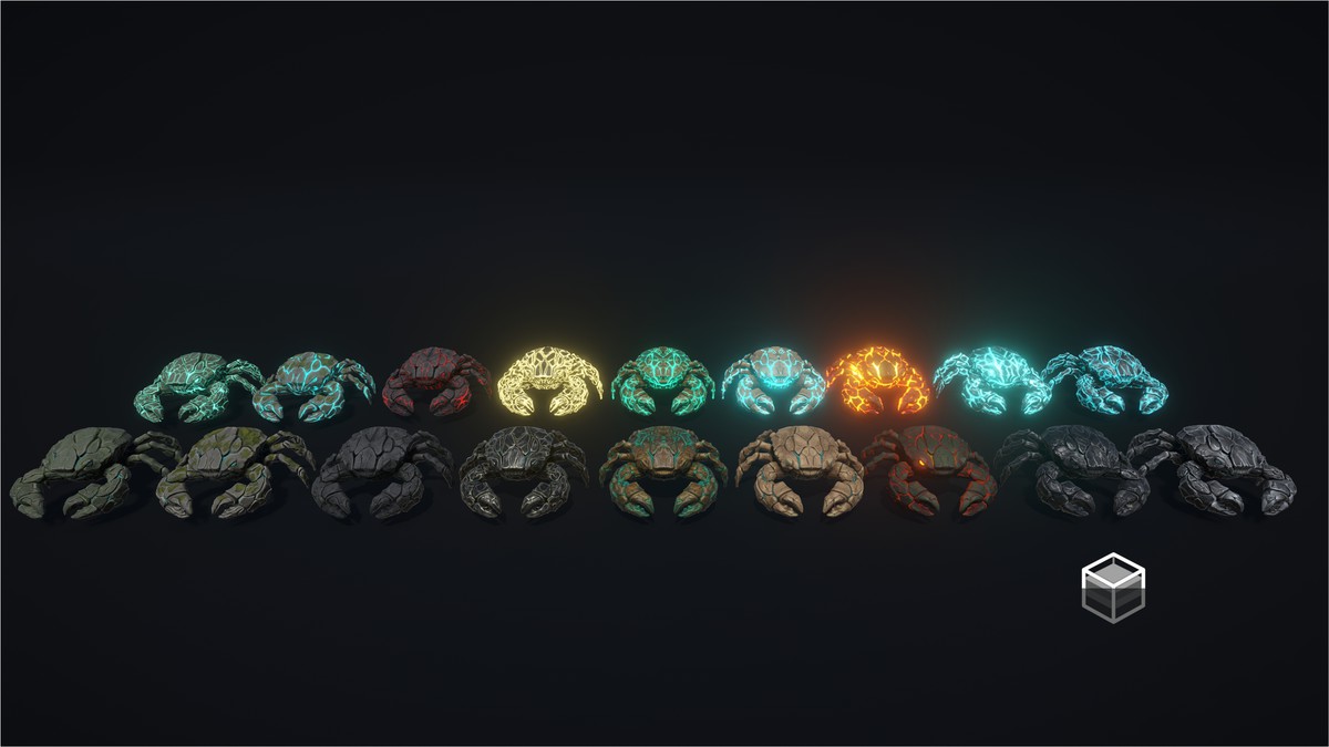 Rift Stone Crab - Stylized Rock Monster