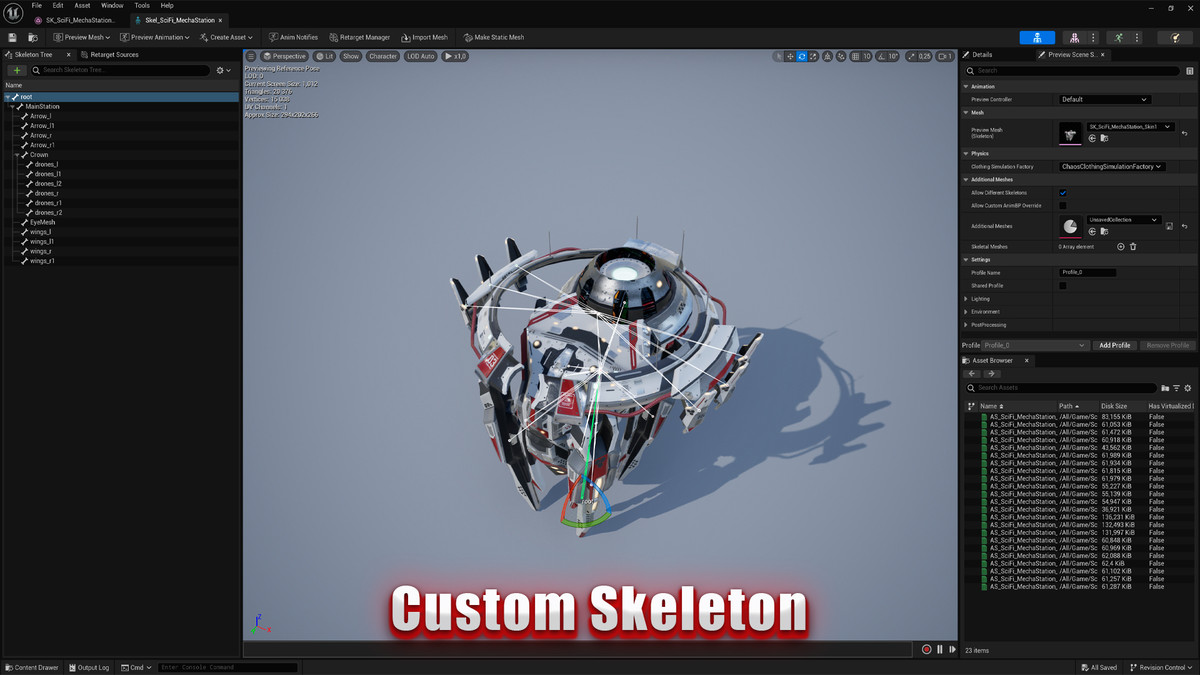 Sci-Fi Mecha Station
