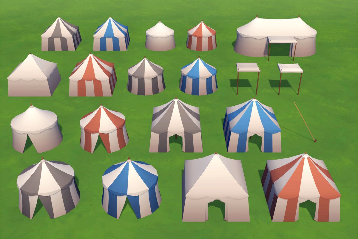 Low Poly Medieval Tournament Pack
