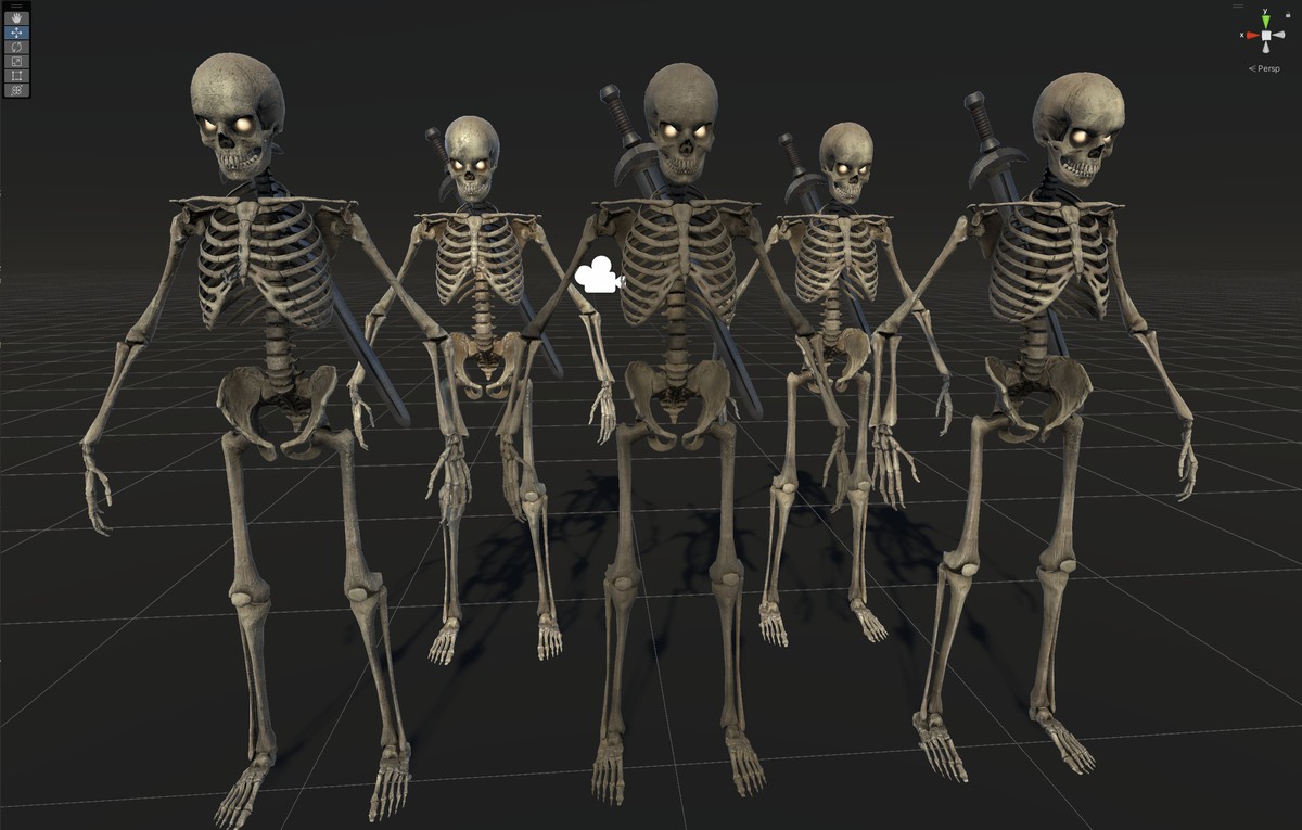 Skeleton Game Ready