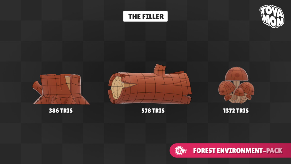 Stylized Forest Environment - Low poly