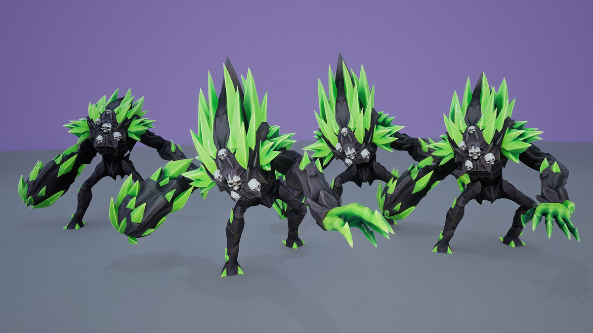 Stylized Cave Golem