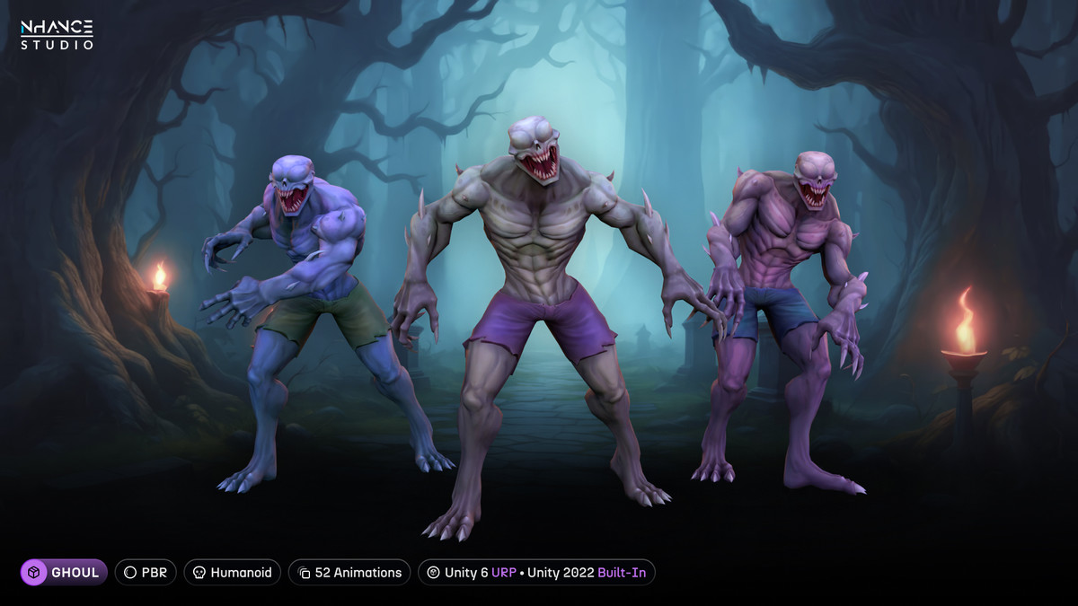 Stylized Fantasy Undead Characters Bundle