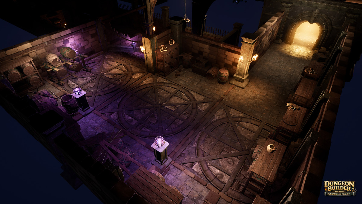Dungeon Builder: Modular Top Down RPG Environment Kit (Dungeon, Modular Dungeon)