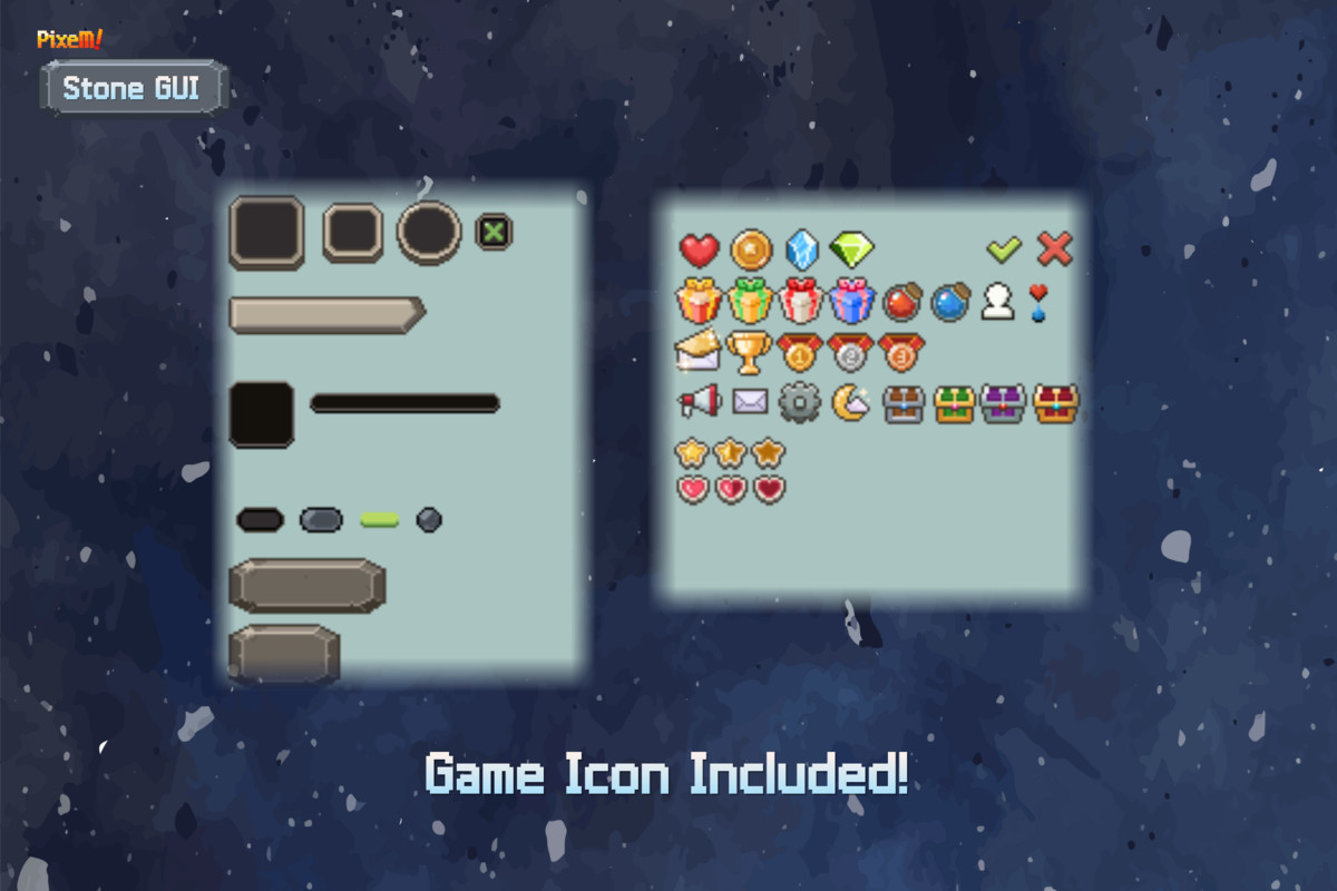Pixem - Stone GUI (Pixel)