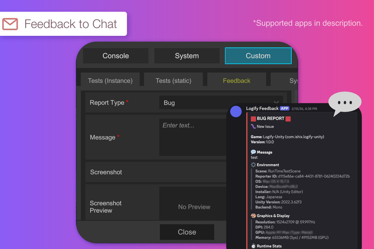 Logify - Professional In-Game Console & Logger