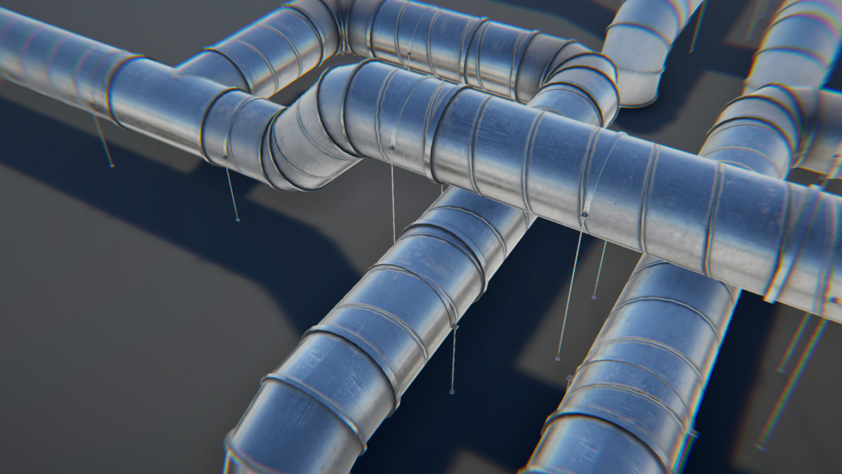 Modular Industrial Air Duct System