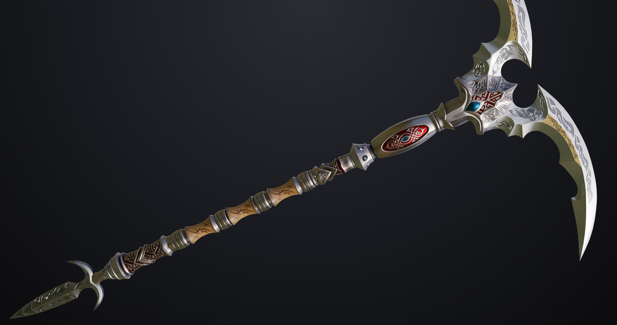 Battle Axe 05 URP HDRP Textures