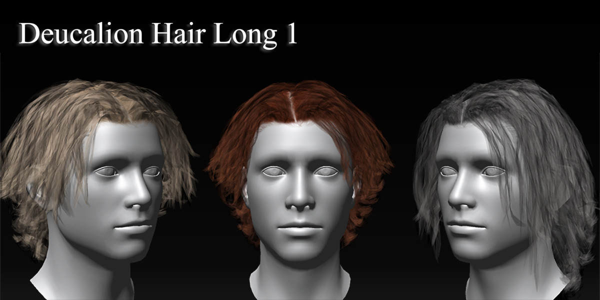FG3D Male Hair Pack 2