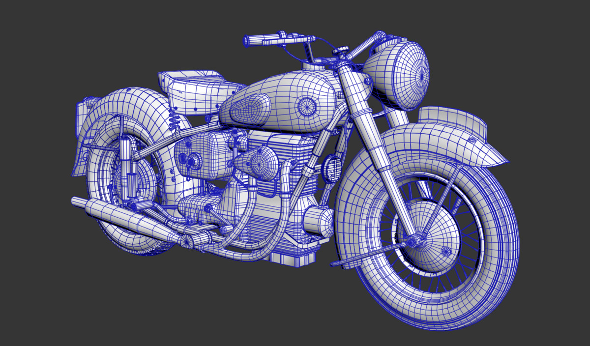 Retro Motorcycle
