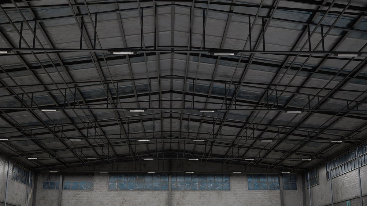 Old Abandoned Warehouse Interior And Exterior URP HDRP Textures