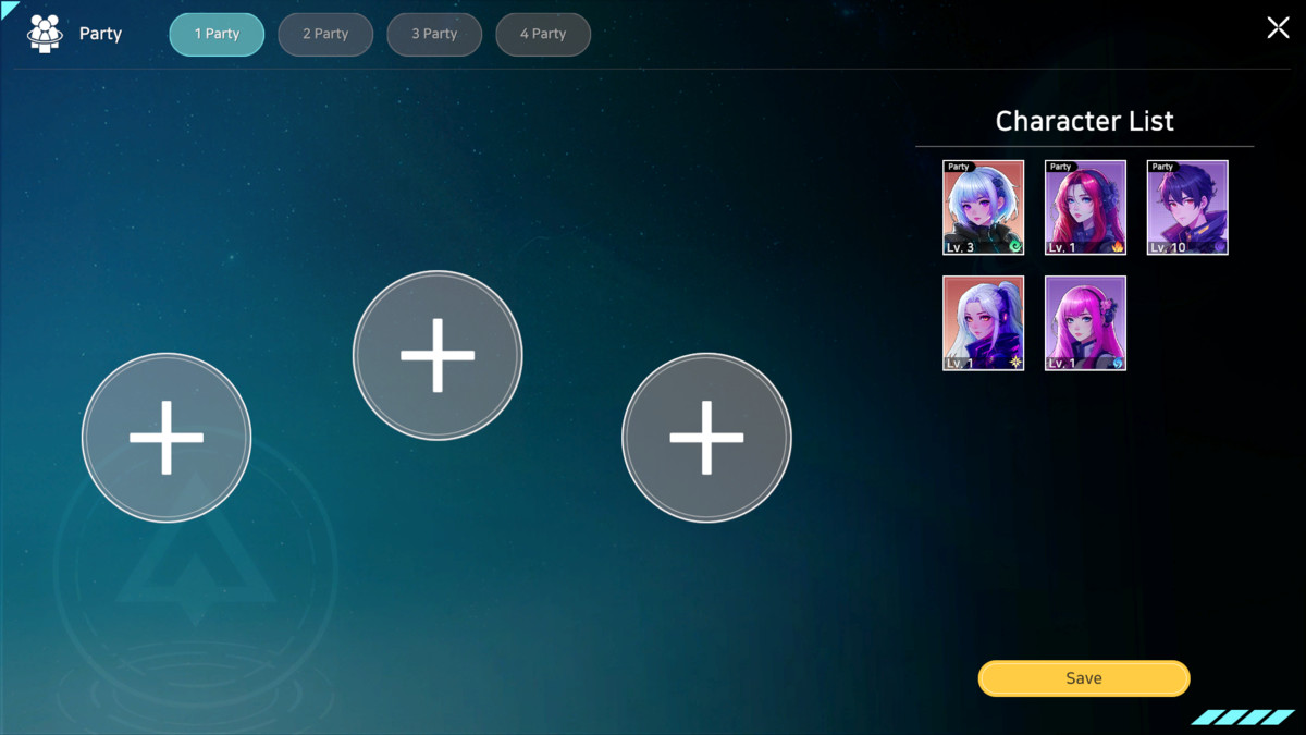 Sci-Fi Turn-Based UI