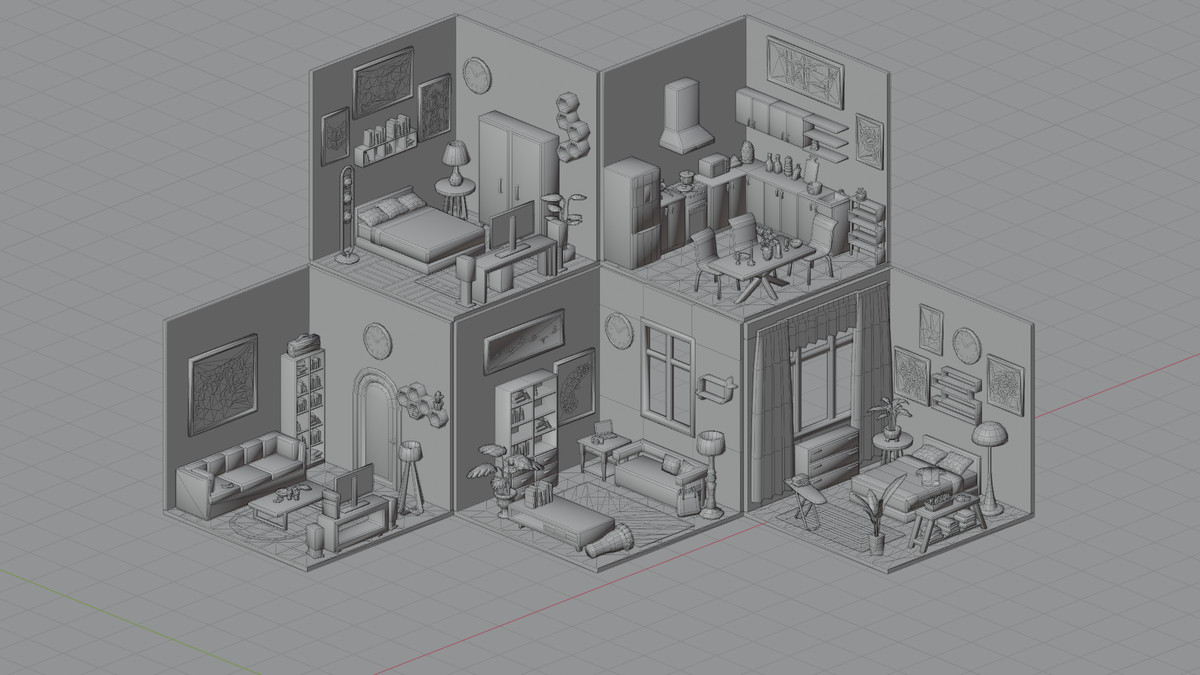 Low Poly Interior Pack by IGS