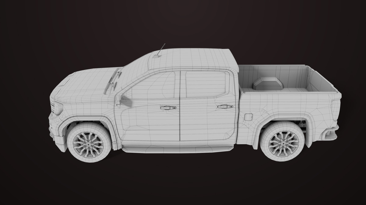 Pickup Truck 02 Red Dusty URP HDRP Textures