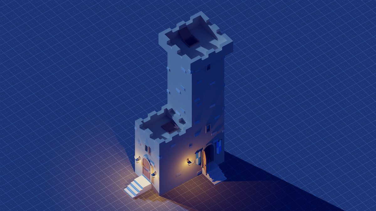 Low Poly Modular Medieval Buildings Pack