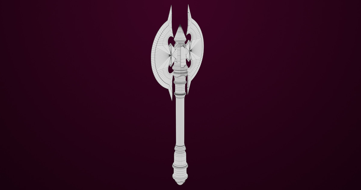 Battle Axe 02 URP HDRP Textures