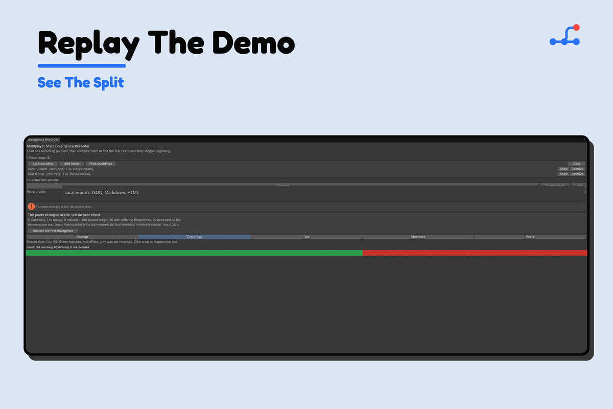 Multiplayer State Divergence Recorder