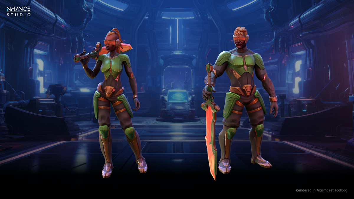 Stylized Sci-Fi Soldier Outfit