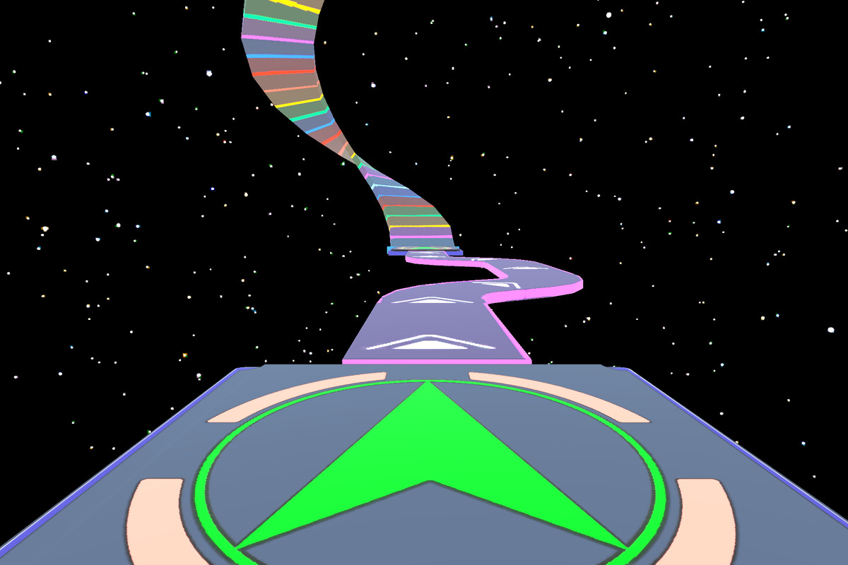Neon Obby Parkour Tower-3D Modular Platformer Environment Pack-Mobile Optimized