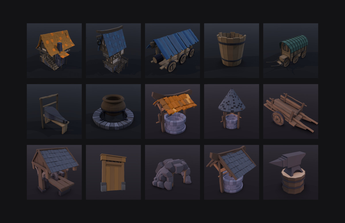 70+ Castle Assets