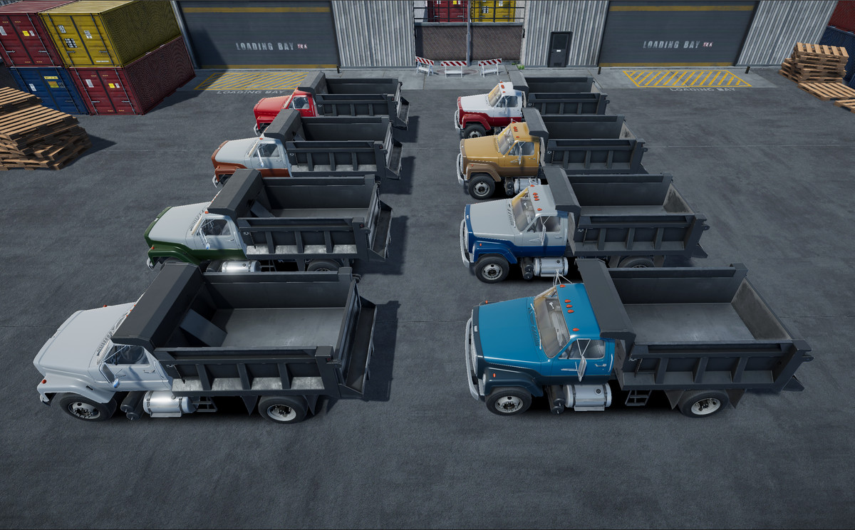 80s generic dump truck