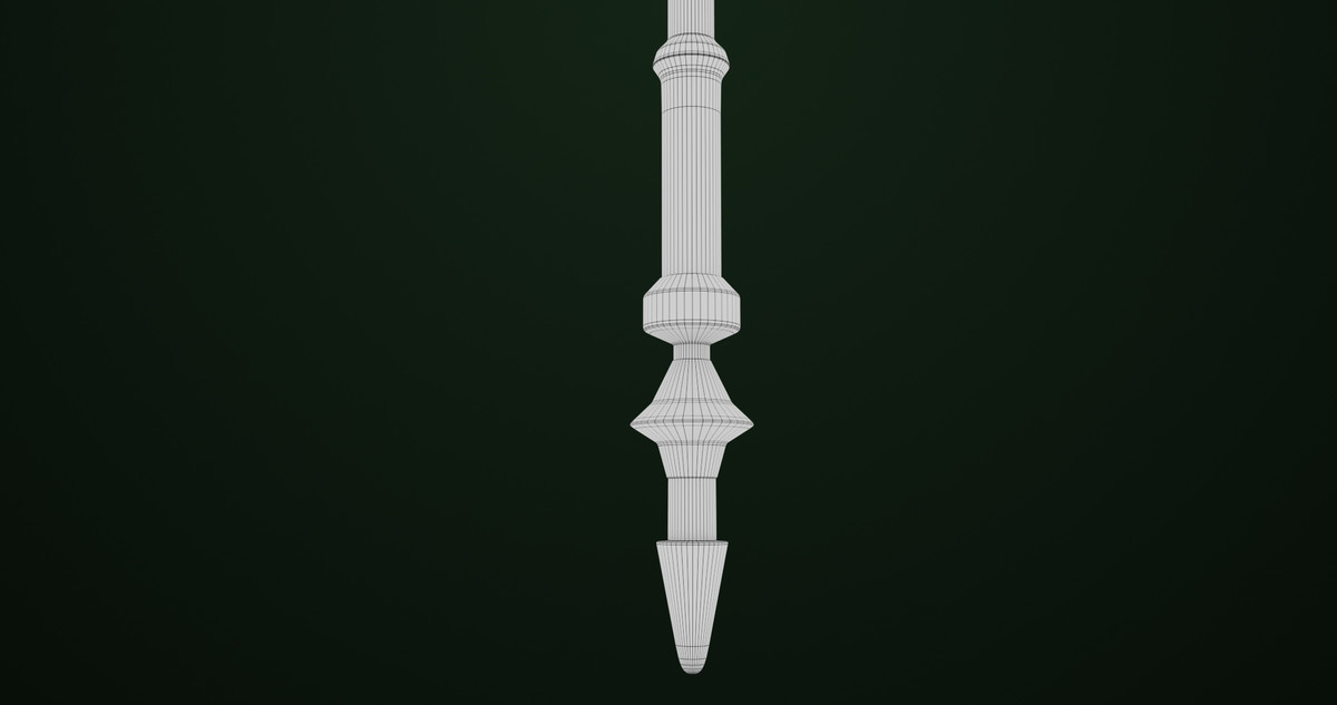 Fantasy Trident 06 URP HDRP Textures