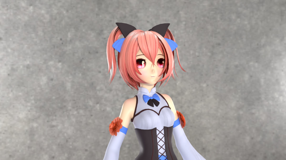3D Cute Anime Girl