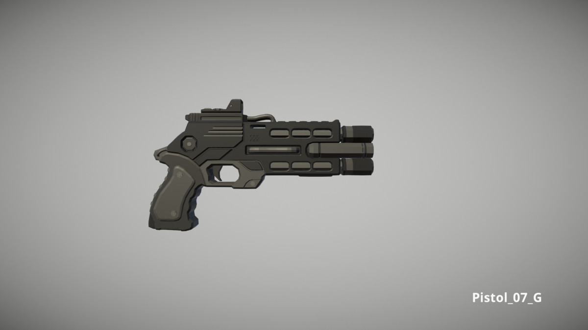 Cyberpunk Armory - Low Poly