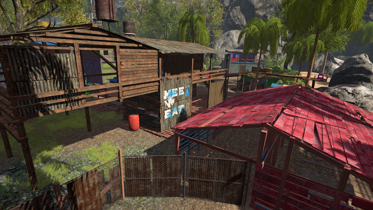 South Pacific Island - Map