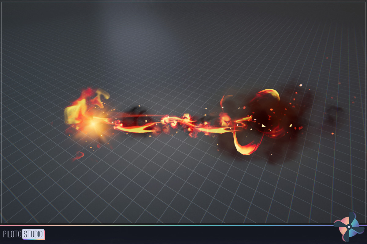 Stylized Laser Beam Attacks - 39 VFX